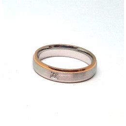 Abielusõrmus, punase kulla äärega