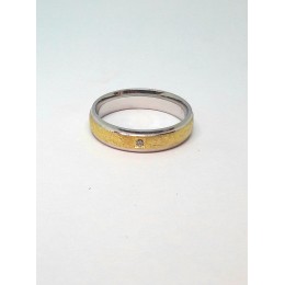 Abielusõrmus, mateeritud kullaga