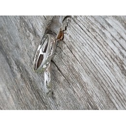 Abielusõrmuste komplekt hõbedast - laineline graveering Abielusõrmuste komplekt hõbedast - laineline graveering