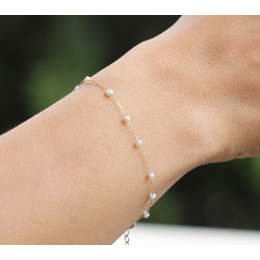 Kuldkäekett - mageveepärlitega