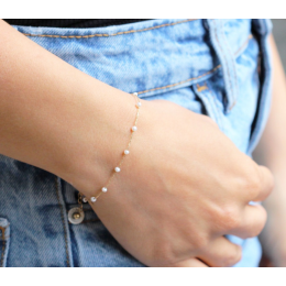 Kuldkäekett - mageveepärlitega