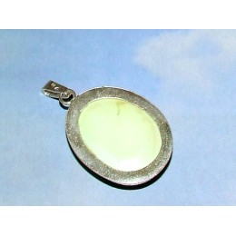 Hõberipats - naturaalse rohelise türkiisiga