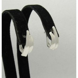 Hõbekõrvarõngad - laiad minimalistlikud