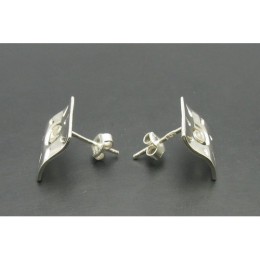 Hõbekõrvarõngad - päike 2