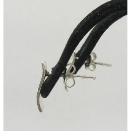 Hõbekõrvarõngad - päike 2