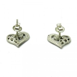 Hõbekõrvarõngad - südamed