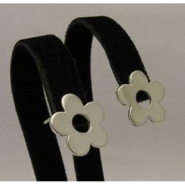 Hõbekõrvarõngad - lilled 