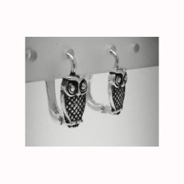 Hõbekõrvarõngad - öökullid