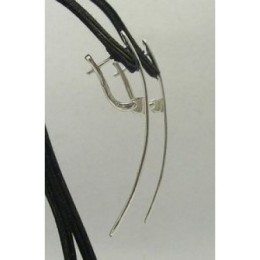 Hõbekõrvarõngad - pikad plaadid