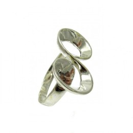 Hõbesõrmus -  spiraal