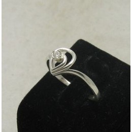 Hõbesõrmus - tilgad ja tsirkoon