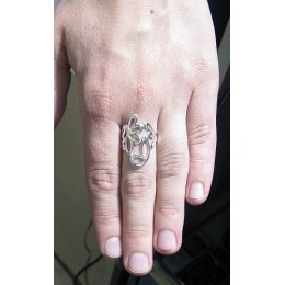 Hõbesõrmus - lill Hõbesõrmus - lill