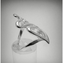 Hõbesõrmus - 2 südant