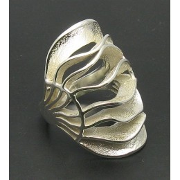 Hõbesõrmus - korall