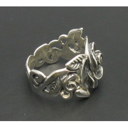 Hõbesõrmus - roos Hõbesõrmus - roos