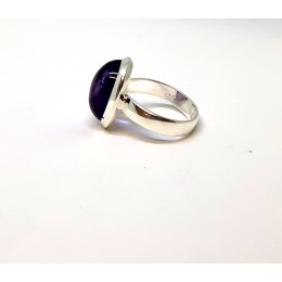 Hõbesõrmus - ametüst