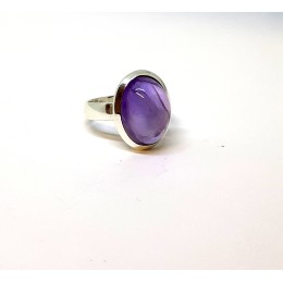 Hõbesõrmus - ametüst