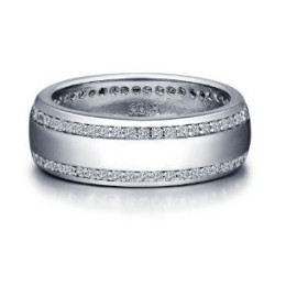 Abielusõrmus hõbedast, tsirkoonidega