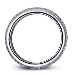 Abielusõrmus hõbedast, tsirkoonidega