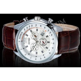 Meeste käekell - musta valgega