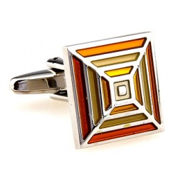 Mansetinööbid - kuldne hõbedasega