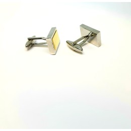 Mansetinööbid - matt kuldne ristkülik