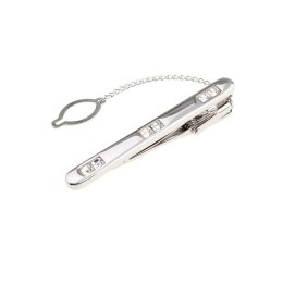 Lipsunõel - valged tsirkoon ruudud