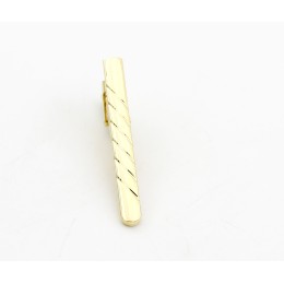 Lipsunõel -  kullatud, triipudega