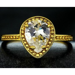 Sõrmus - tsirkooniga