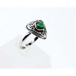 Hõbesõrmus - malahiidiga