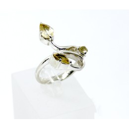 Hõbesõrmus - tsitriiniga 2 Hõbesõrmus - tsitriiniga 2