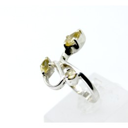 Hõbesõrmus - tsitriiniga 2 Hõbesõrmus - tsitriiniga 2