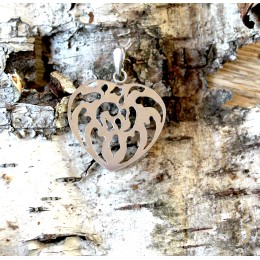 Hõberipats - õhuline süda