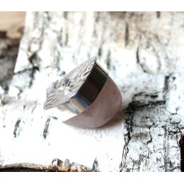 Hõberipats - suur roosa kvarts