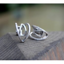 Hõbekõrvarõngad - Swirl