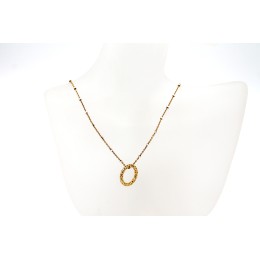 Hõbekett  - ülekullatud rõngas