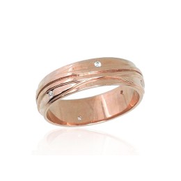 Kullast abielusõrmus 1100552(Au-R)_CZ