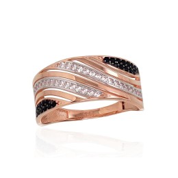 Kuldsõrmus 1100885(Au-R+PRh-W+PRh-Bk)_CZ+CZ-BK