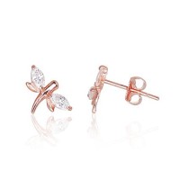 Kullast naelkõrvarõngad 1200083(Au-R)_CZ