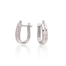 'Inglise' sulguriga kullast kõrvarõngad 1200386(Au-W)_DI