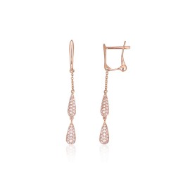 'Inglise' sulguriga kullast kõrvarõngad 1201669(Au-R)_DI