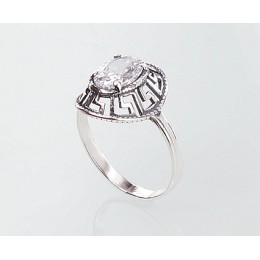 Hõbesõrmus 2100676(POx-Bk)_CZ