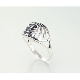 Hõbesõrmus 2100923(POx-Bk)