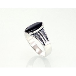 Hõbesõrmus 2100937(POx-Bk)_ON