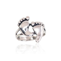 Hõbesõrmus 2101659(POx-Bk)