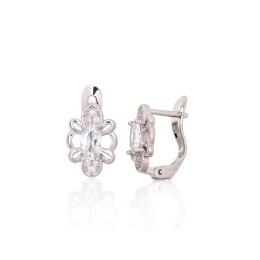 'Inglise' sulguriga hõbekõrverõngad 2201788(PRh-Gr)_CZ