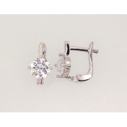 'Inglise' sulguriga hõbekõrverõngad 2202946(PRh-Gr)_CZ