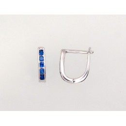 'Inglise' sulguriga hõbekõrverõngad 2202950(PRh-Gr)_CZ-B