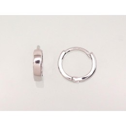 Ümmarguse kinnisega hõbekõrvarõngad 2202959(PRh-Gr)