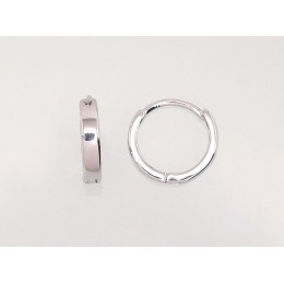 Ümmarguse kinnisega hõbekõrvarõngad 2202960(PRh-Gr)